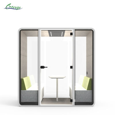 Modular Soundproof Office Pod Furniture Included Desk And Chair and Ventilation Air Circulation Fan for Office