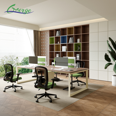 Improved Workflow with Cable Management Workstation Open Office Space by Office Furniture