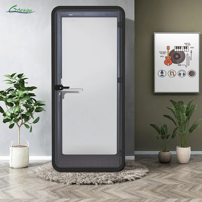 Good price Private Studio and Workshop Acoustic Isolation Audio-Proof Office Enclosure W1000*D1000*H2250 Mm online