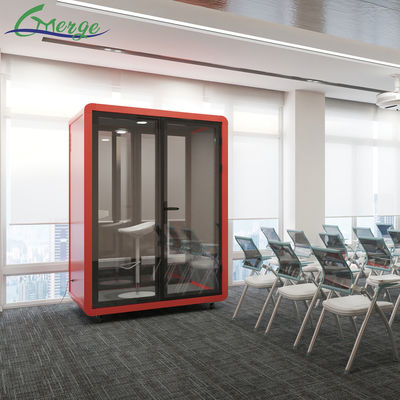 Good price Create a Productive Environment with Easy Installation Soundproof Phone Booths for Offices Built-in Fan and LED Lighting online